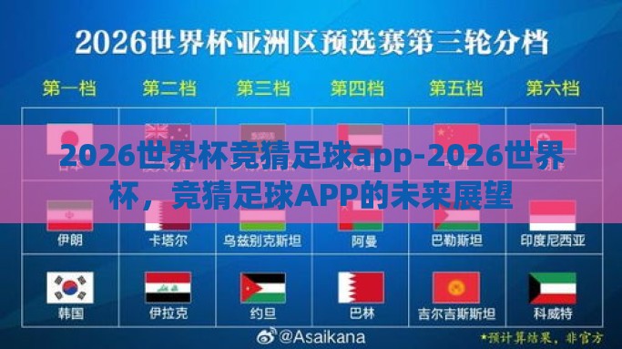2026世界杯竞猜足球app-2026世界杯，竞猜足球APP的未来展望