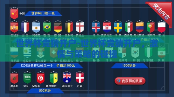 世界杯竞猜开户-世界杯竞猜开户，激情与策略的碰撞
