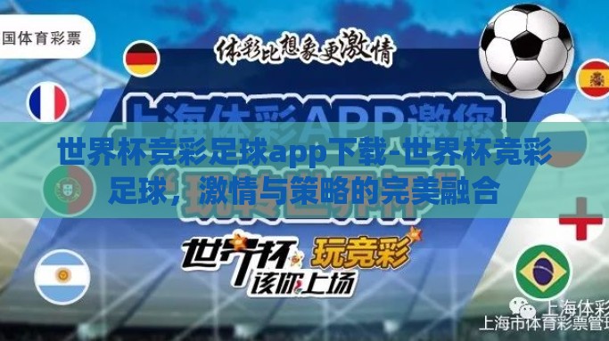 世界杯竞彩足球app下载-世界杯竞彩足球，激情与策略的完美融合