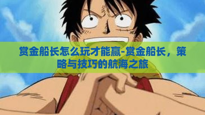 赏金船长怎么玩才能赢-赏金船长，策略与技巧的航海之旅