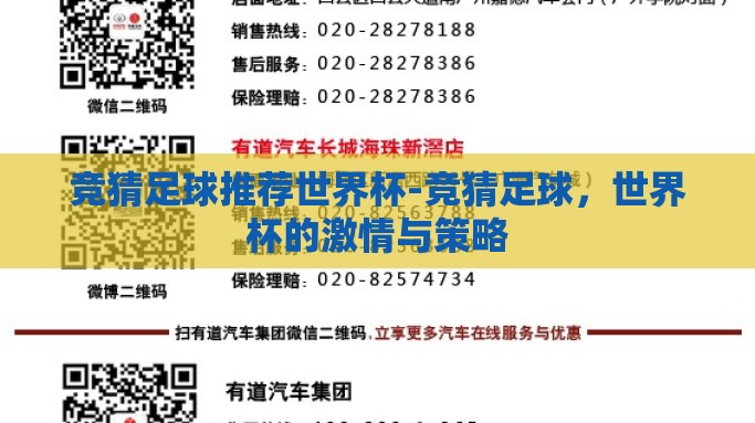 竞猜足球推荐世界杯-竞猜足球，世界杯的激情与策略