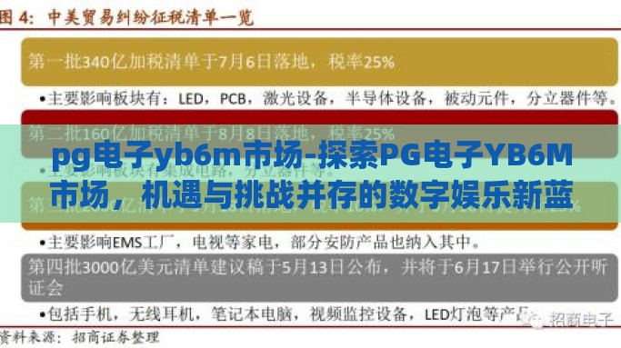 pg电子yb6m市场-探索PG电子YB6M市场，机遇与挑战并存的数字娱乐新蓝海