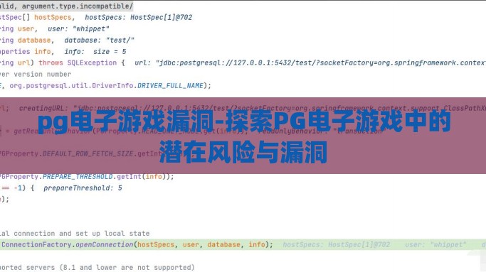 pg电子游戏漏洞-探索PG电子游戏中的潜在风险与漏洞