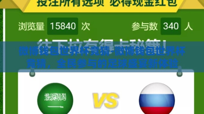 微博钱包世界杯竞猜-微博钱包世界杯竞猜，全民参与的足球盛宴新体验