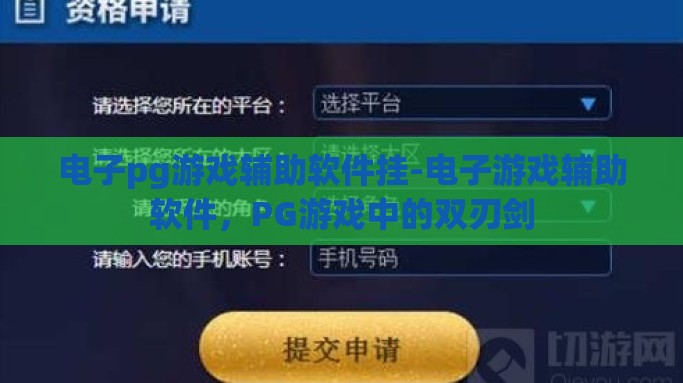 电子pg游戏辅助软件挂-电子游戏辅助软件，PG游戏中的双刃剑
