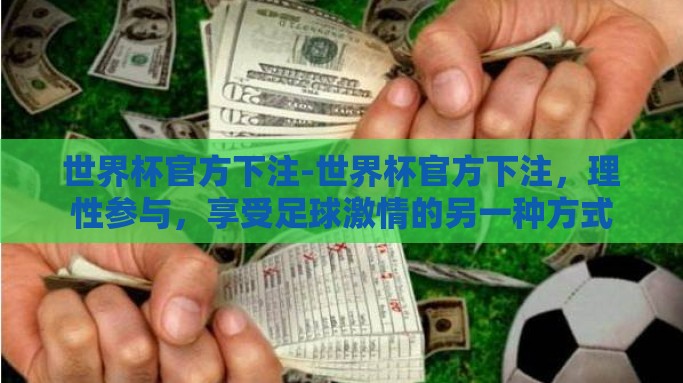 世界杯官方下注-世界杯官方下注，理性参与，享受足球激情的另一种方式